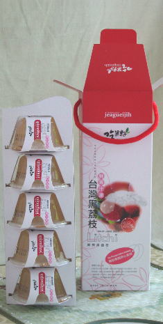 ライチゼリー5個入りです。